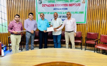 प्राकृतिक खेती के लिए विस्तार विधियां विषय पर चल रहे पांच दिवसीय प्रशिक्षण कार्यक्रम का समापन