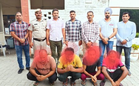 करनाल पुलिस की टीम ने चोरी की वारदातों को अंजाम देने वाले 6 आरोपियों को किया गिरफ्तार ,