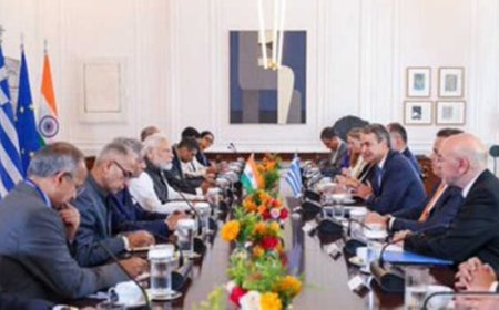 भारत और यूनान की दोस्ती आगे बढ़ी, कई क्षेत्रों में सहयोग बढ़ाने पर दोनों देश सहमत