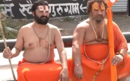 अयोध्या से आए संतों को नूंह जाने से रोका, टोल पर अनशन, VHP के 11 लोगों को ही जलाभिषेक की अनुमति