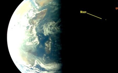 चांद पर भी सेल्फी का क्रेज, आदित्य-एल1 अंतरिक्ष यान ने खींची तस्वीर