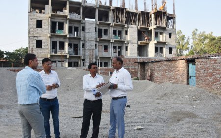 डीसी अनीश यादव ने किया स्मार्ट सिटी प्रोजेक्टस का औचक निरीक्षण