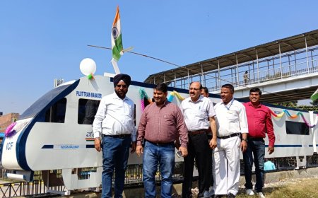 करनाल रेलवे स्टेशन पर स्टेशन महोत्सव समारोह की शुरूआत हुई