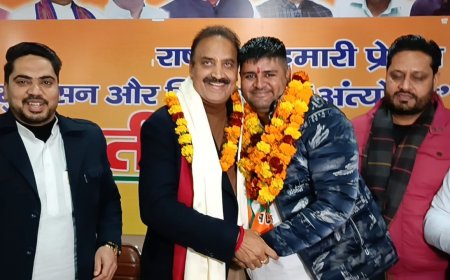 शिव सेना के पूर्व लोकसभा प्रत्याशी दिनेश शर्मा सेंकडों साथियों सहित हुए भाजपा में शामिल