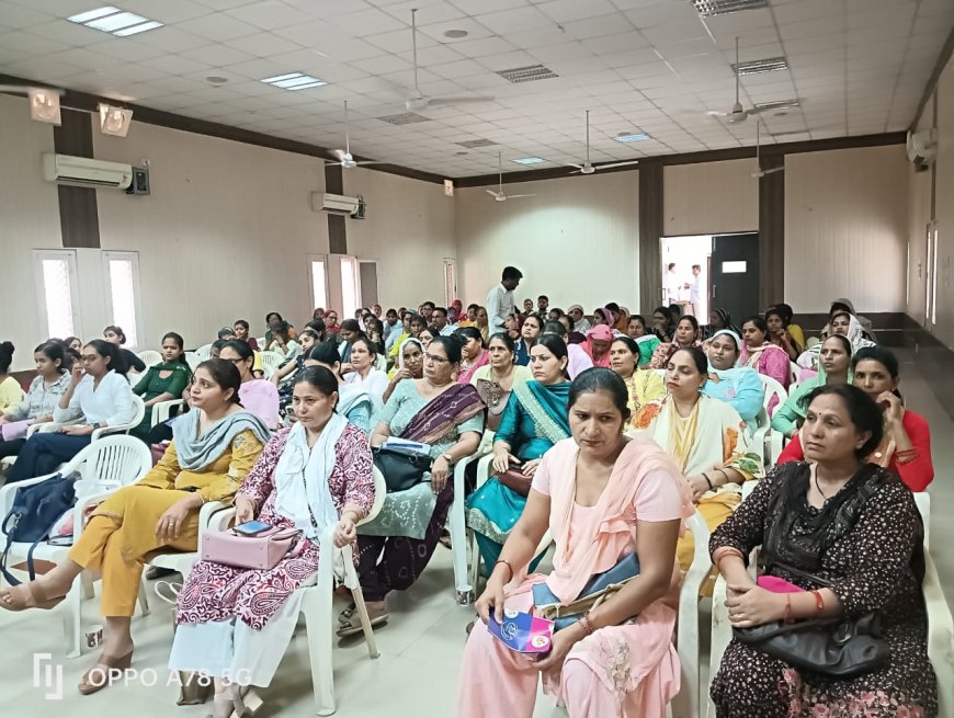 महिला एवं बाल विकास मंत्रालय भारत सरकार के मिशन शक्ति के तहत नारी सुरक्षा, नारी सम्मान, नारी स्वावलंबन विषय पर कार्यशाला का हुआ आयोजन : समन्वयक ज्योति