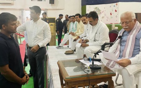 अपराधियों के खिलाफ हो रही है सख्त कार्रवाई, अपराध किसी भी सूरत में बर्दाश्त नहीं किया जाएगा : मनोहर लाल