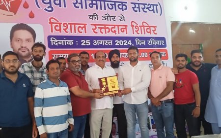 रक्तदान से बड़ा कोई दान नहीं : खुराना