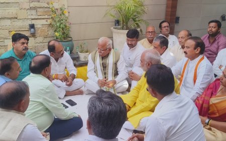 केंद्रीय मंत्री मनोहर लाल ने वरिष्ठ अधिवक्ता स्वर्गीय श्री भूपेंद्र सिंह राठौर के निधन पर किया शोक व्यक्त