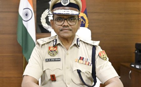 एडीजीपी डॉ. एम. रवि किरण ने संभा का कार्यभार