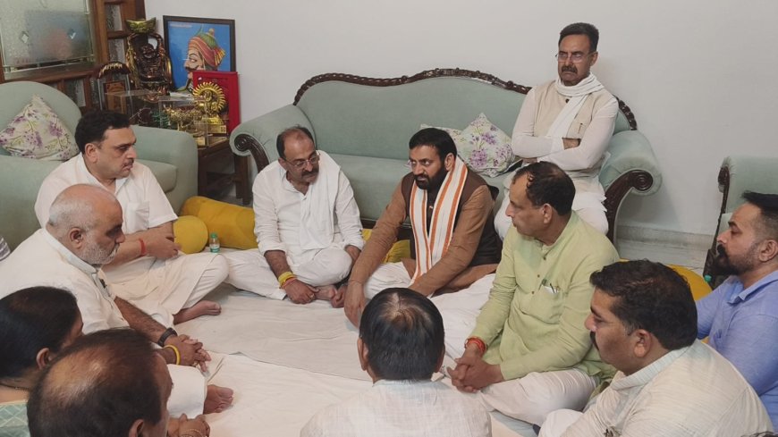 मुख्यमंत्री नायब सिंह सैनी ने वरिष्ठ अधिवक्ता स्वर्गीय श्री भूपेंद्र सिंह राठौर के निधन पर किया शोक व्यक्त