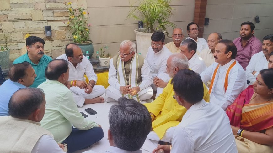 केंद्रीय मंत्री मनोहर लाल ने वरिष्ठ अधिवक्ता स्वर्गीय श्री भूपेंद्र सिंह राठौर के निधन पर किया शोक व्यक्त