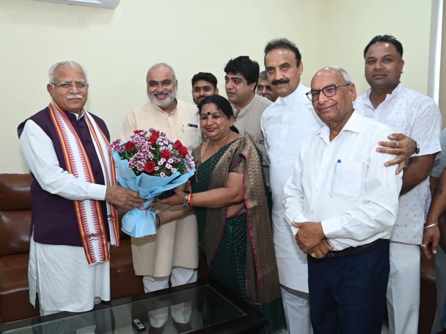 केंद्रीय मंत्री मनोहर लाल ने करनाल शहर को स्वच्छता में राष्टपति पुरस्कार के लिए चुने जाने पर दी बधाई