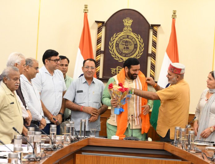 हरियाणा के मुख्यमंत्री नायब सिंह सैनी की अध्यक्षता में भारतीय मजदूर संघ की मांगों के संबंध में आयोजित की गई बैठक मील का पत्थर साबित हुई : बीएमएस